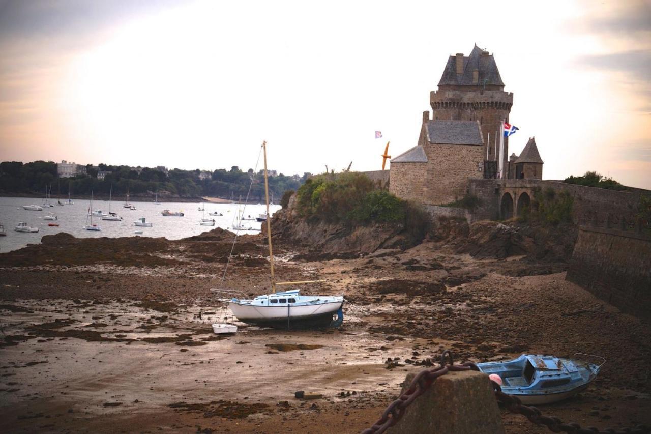 Saint Malo, Le Pont, Maison Plage A 100M Βίλα Εξωτερικό φωτογραφία